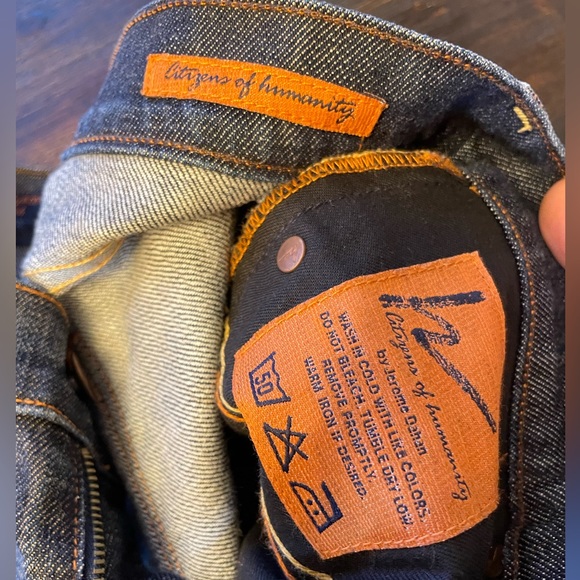 Vintage Citizen of Humanity Low Rise Boot Cut Jeans size 28 (rare) - Picture 7 of 10